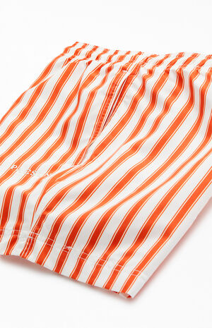 Mandarin Striped 4.5" Swim Trunks image number 4
