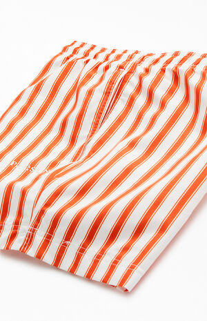 Mandarin Striped 4.5" Swim Trunks image number 4