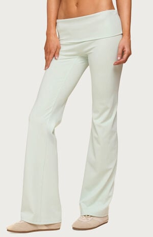 Oriane Foldover Flared Leggings image number 1