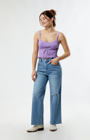 Thea Shine Sweater Tank Top image number 4