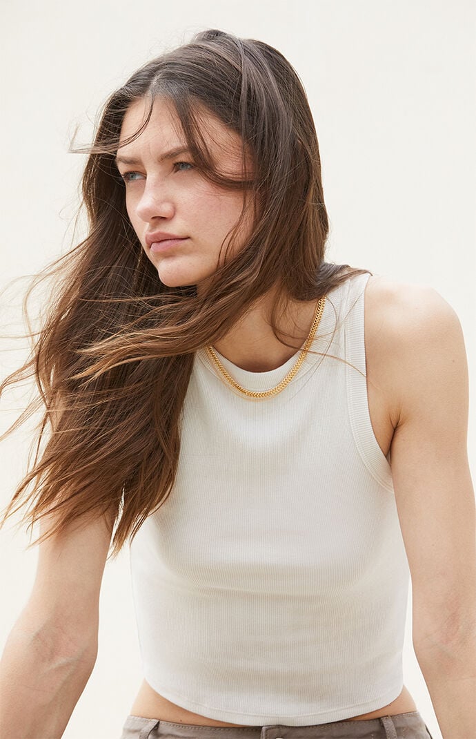 トップス yo biotop Cashmere classic tank Est. PAC 1980 Classic Ribbed Tank Top | PacSun