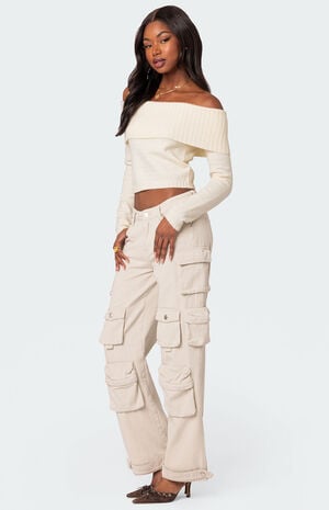 Tamara Fold Over Knit Top image number 3