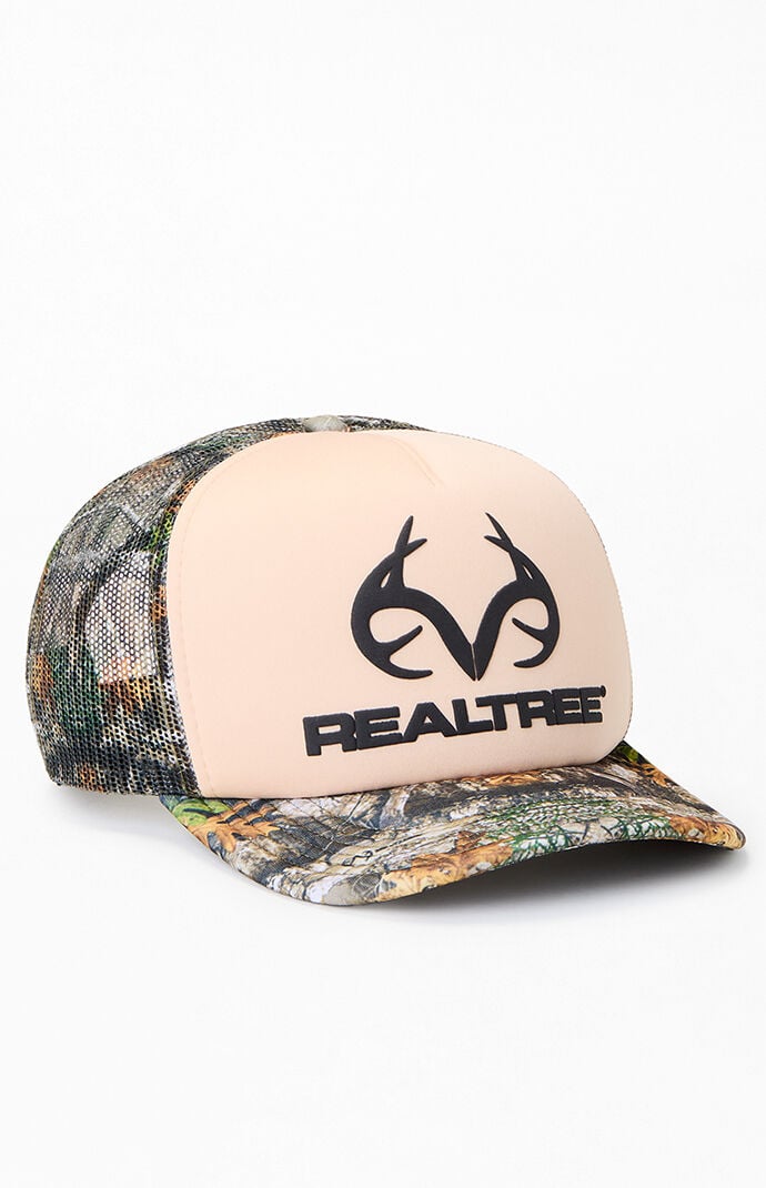 Center Stage Realtree Camo Edge Foam Trucker Hat | PacSun