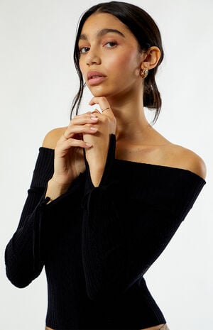 Ella Off-The-Shoulder Sweater image number 3
