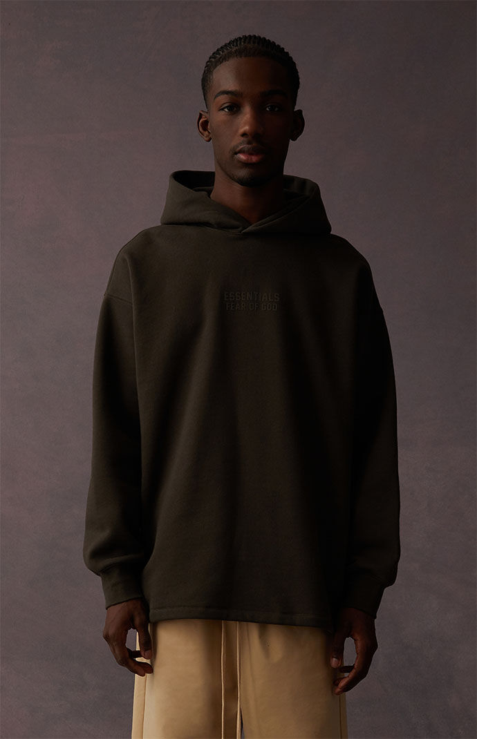 Off Black Relaxed Hoodie