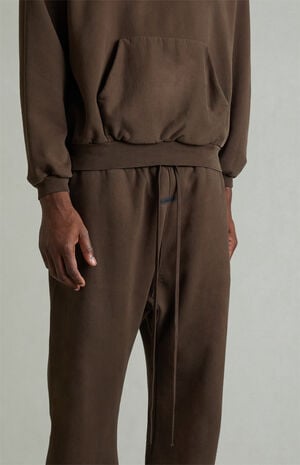 Brown Fleece Flare Sweatpants image number 5