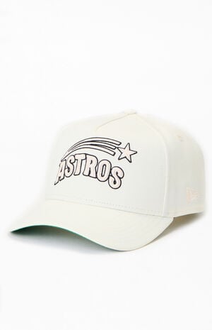 Houston Astros Chrome 9FORTY Tonal Snapback Hat image number 4