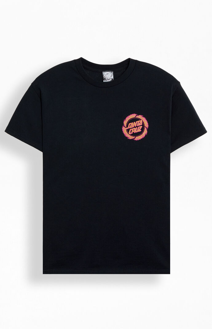★Santa Cruz Flame Ringed Dot T-Shirt 関税込★ Flame Ringed Dot Youth T-Shirt | Youth Skate T-Shirt | Santa
