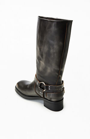 Women's Leather Rocky Boots image number 6