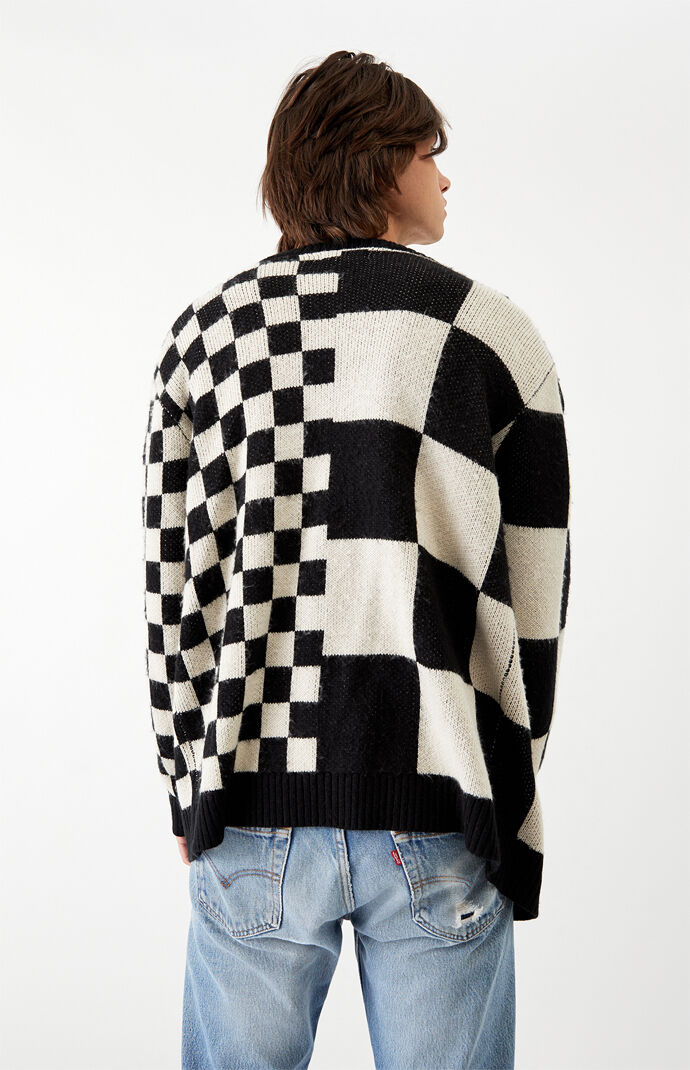 checkerboard sweater