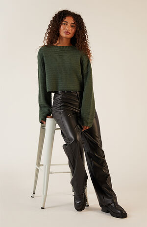 Polar Waffle Knit Sweater image number 4