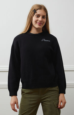 Embroidered Knit Sweater image number 2