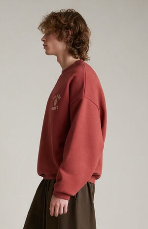 Crimson Fleece Crew Neck Sweatshirt image number 3