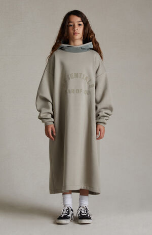 Kids Fear of God Essentials Seal Hooded Dress | Pacsun