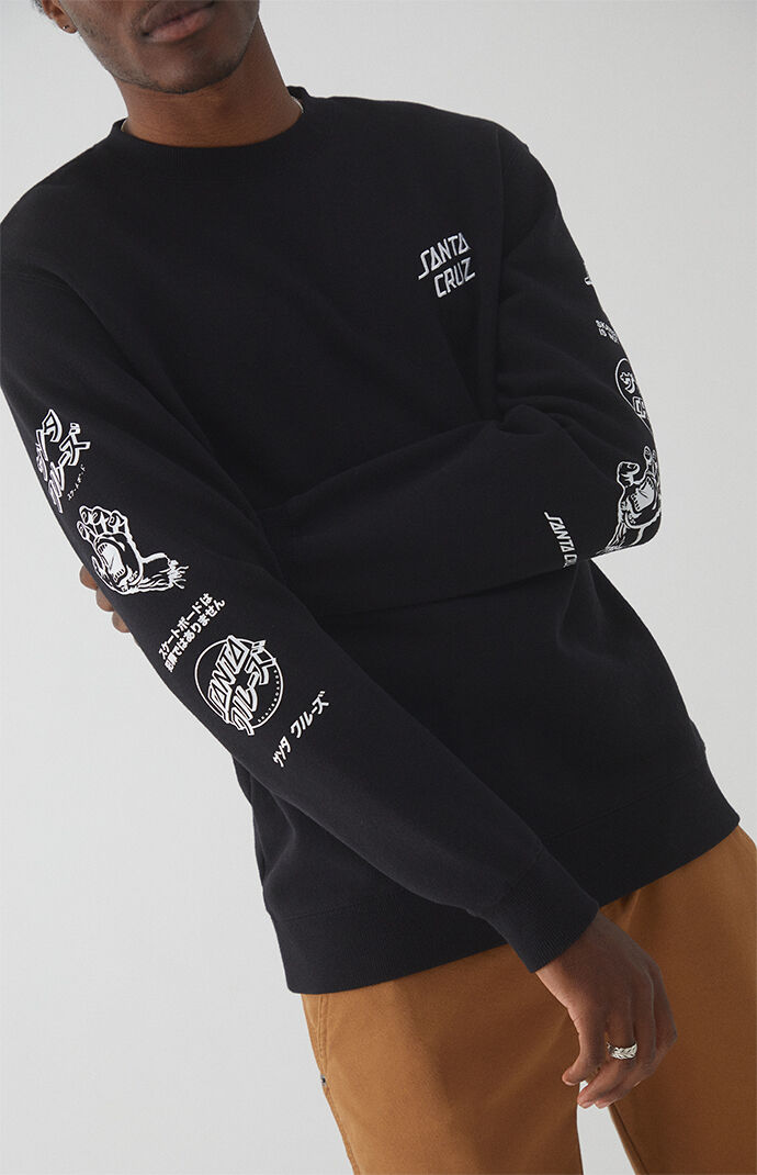 Mixed Up Crew Neck Sweatshirt