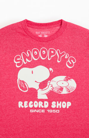 Snoopy's Record Shop T-Shirt image number 2