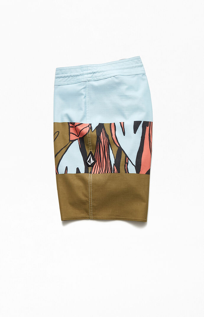 Tropical Blotter Panel 18" Boardshorts