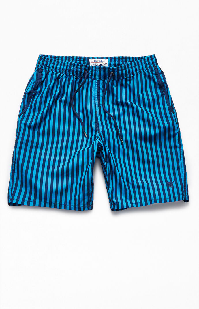 Cabana Striped 19" Swim Trunks