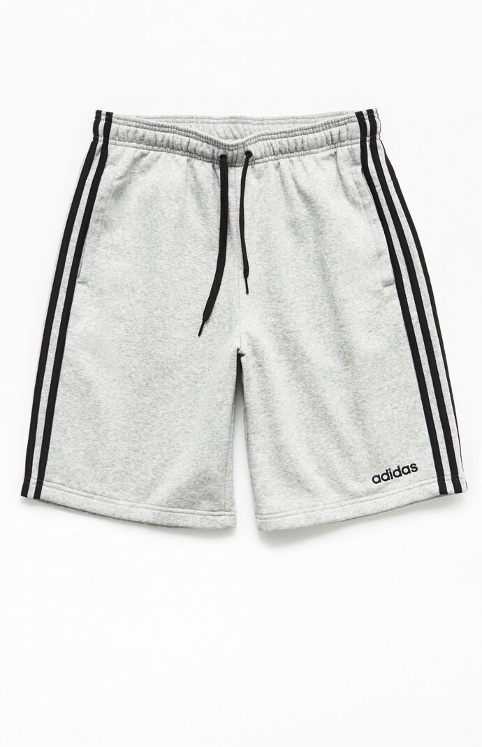 Heather Grey 3-Stripes Active Shorts
