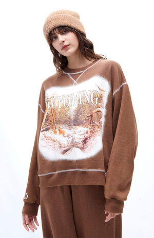 Pumsun Tops Women Hoodie Cat Print Hooded Sweatshirt Round Collar Long Sleeves Pullover Tops T-Shirt 