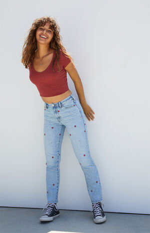 Flecked V-Neck T-Shirt image number 3