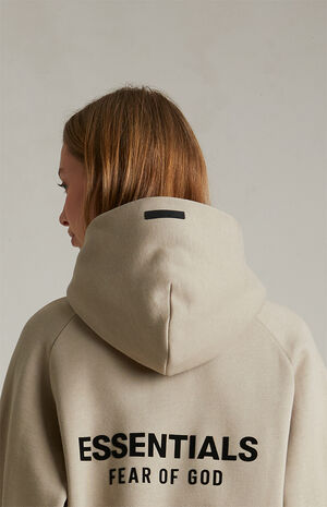 Women's Desert Sand Fleece Cropped Hoodie image number 5