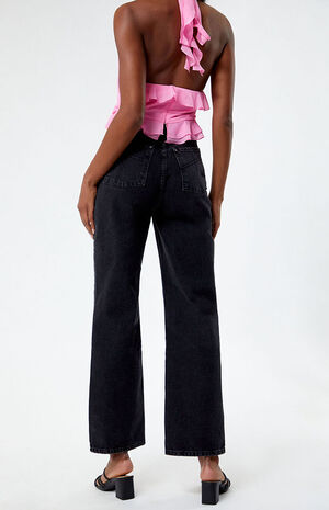 Charcoal Dad Jeans image number 4