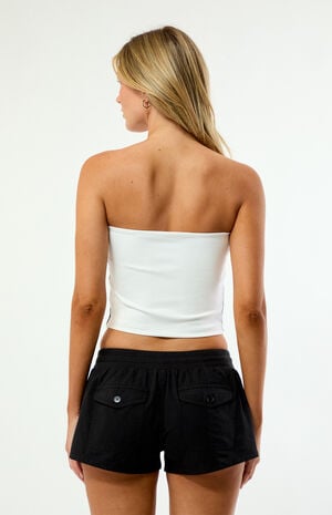 White 3-Stripes Tube Top image number 3