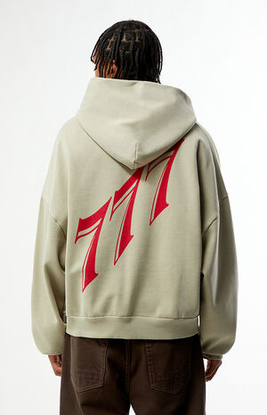 777 Cropped Full Zip Hoodie image number 4