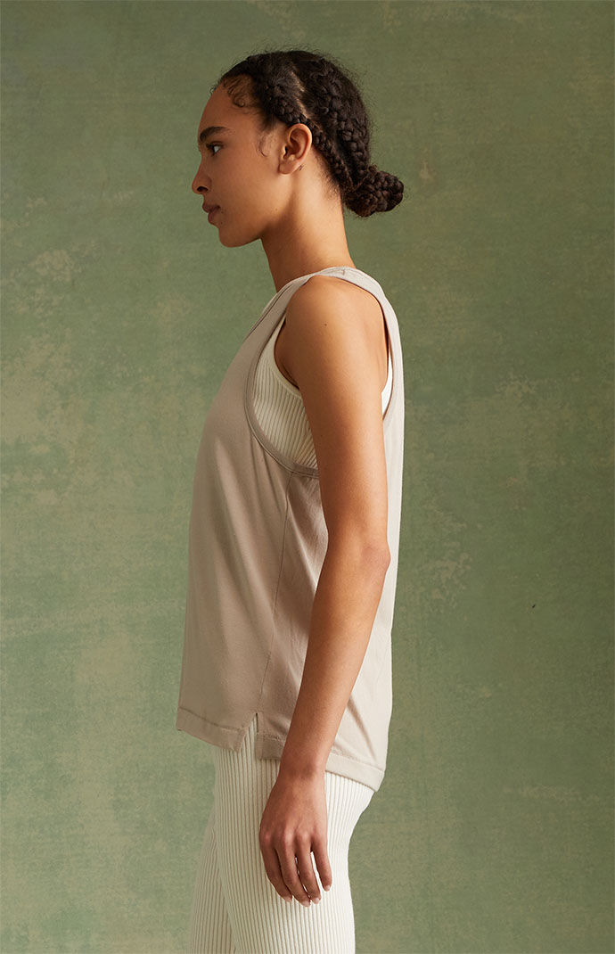 Fear of God ESSENTIALS Women's Silver Cloud Core Tank Top