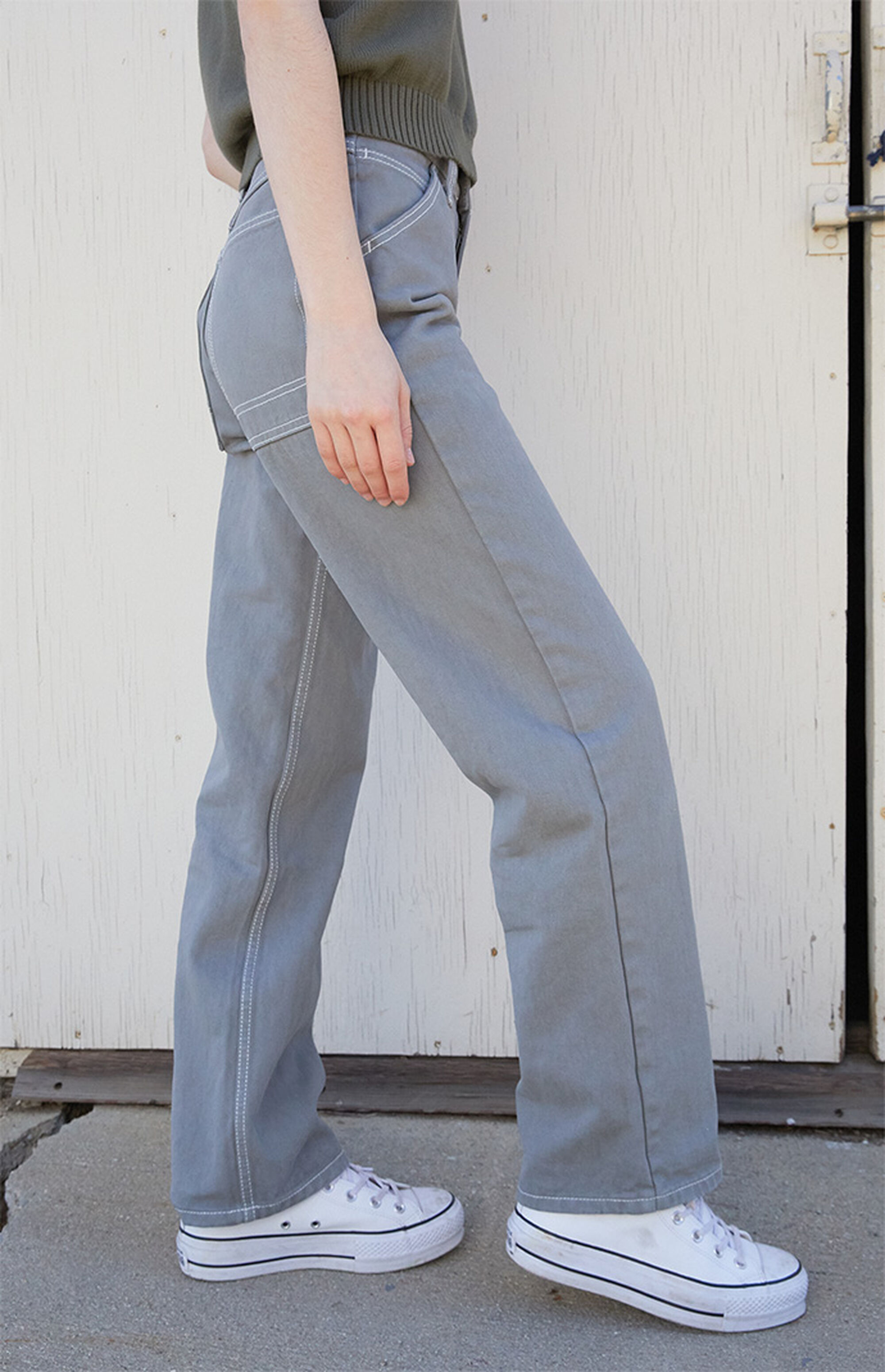 john galt light gray jogger pants