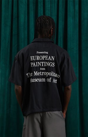 x Pacsun European Cropped Camp Shirt image number 2