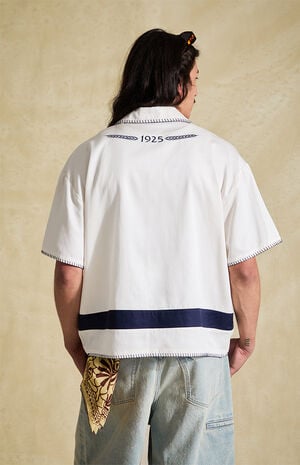 Blanket Stitched Logo Camp Shirt image number 5