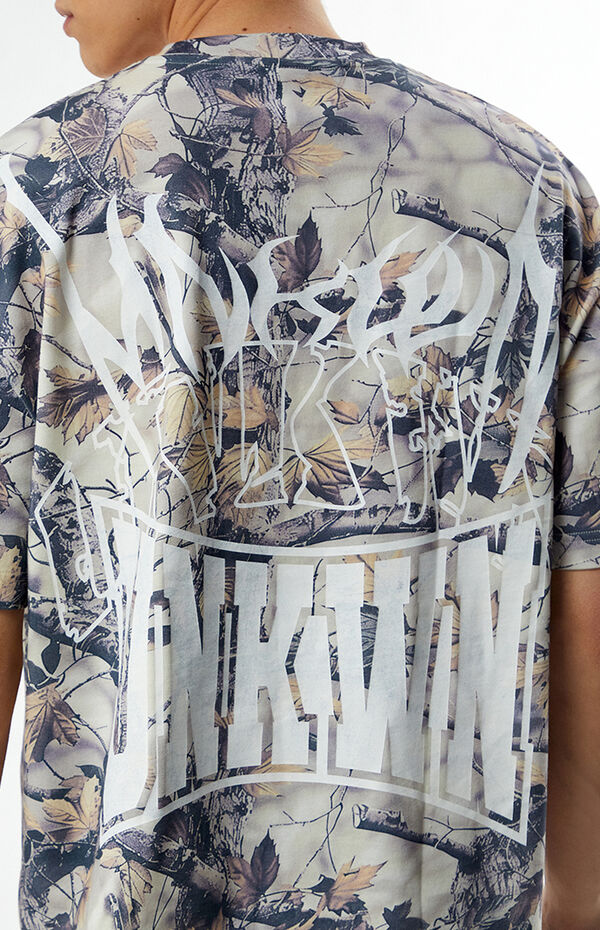 Pacsun Unknown Camo Cropped Boxy T-Shirt