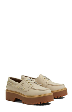 Women's Taupe Stone Street Boat Shoes image number 4