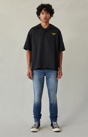 Bryce Stacked Skinny Jeans Stretch Medium Indigo image number 5