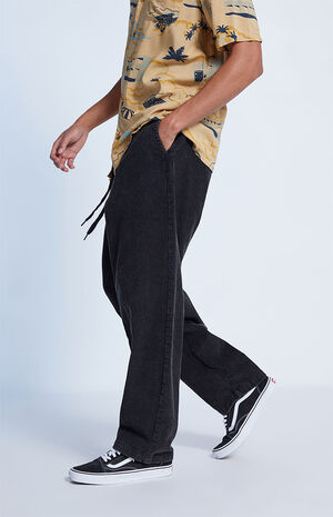Black Range Baggy Tapered Pants image number 2