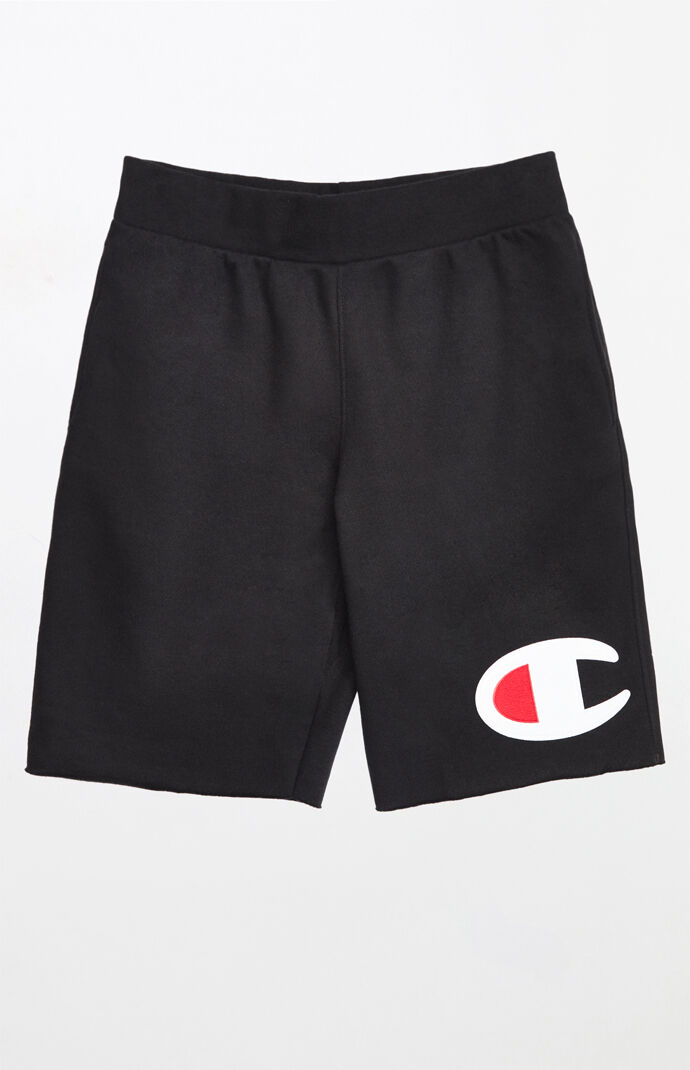 champion reverse weave cutoff active shorts