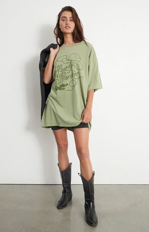 Howdy Partner Oversized T-Shirt image number 4