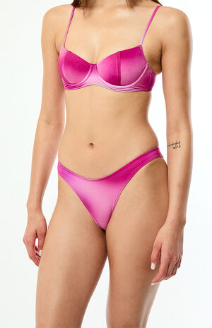 Plum Rae Shine High Cut Bikini Bottom image number 3