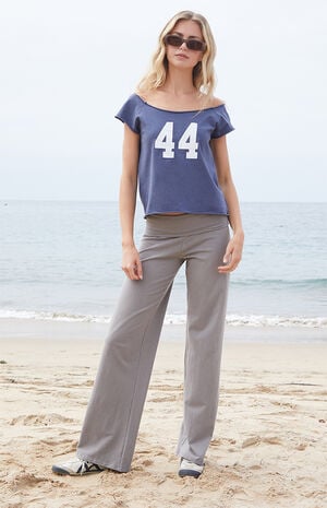 John Galt Gray Priscilla Flare Pants | PacSun