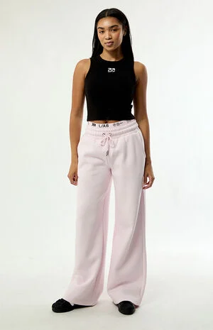 Double Waistband Baggy Sweatpants image number 1