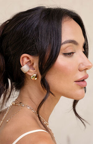Crystal Statement Chunky Ear Cuff image number 5