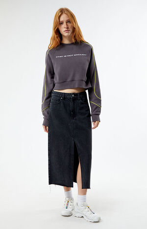 x PacSun Eco After Race Crew Neck Sweatshirt image number 3