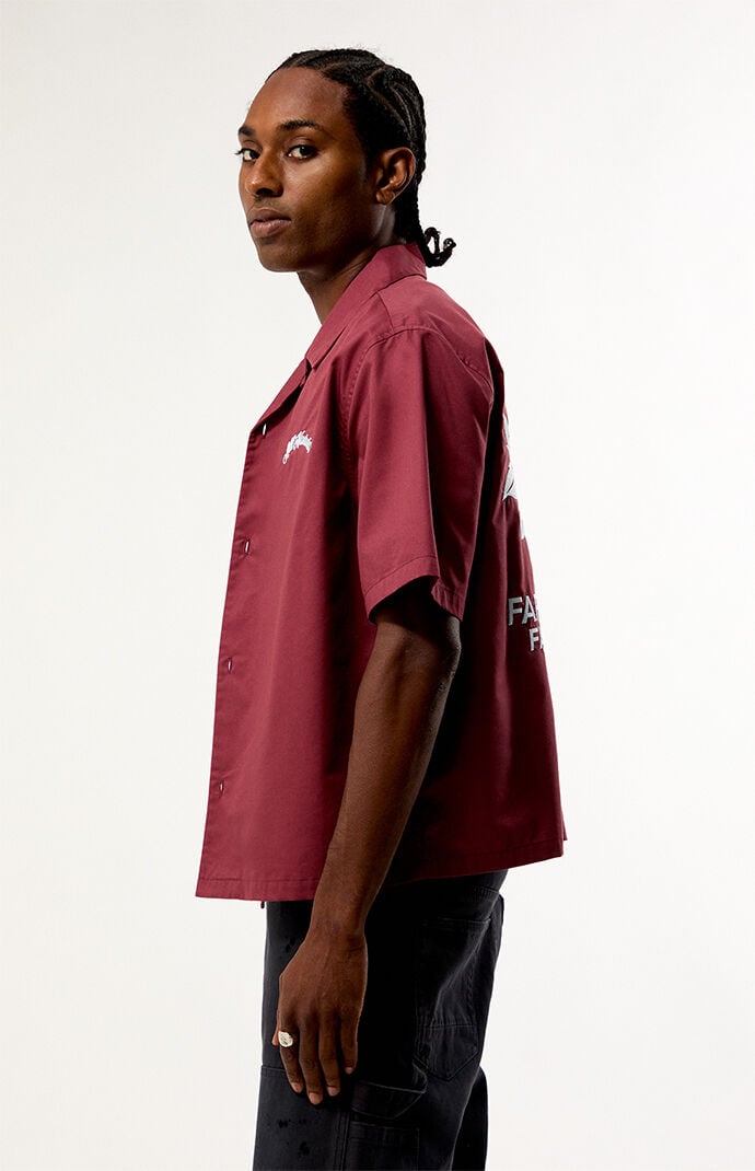 Pacsun Red Market Camp Shirt