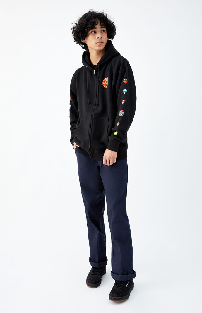 Jackpot Dot Zip Hoodie