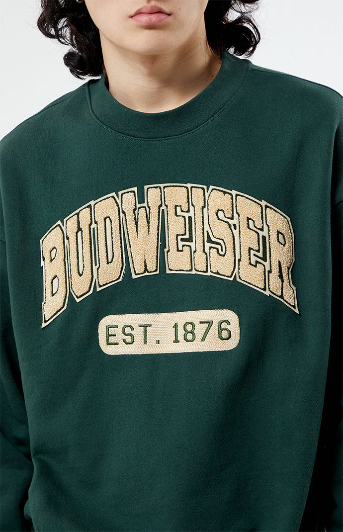 Budweiser By PacSun Midterm Crew Neck Sweatshirt PacSun