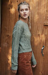 Cable Stitch Dolman Sweater Cable Stitch Dolman Sweater image number null