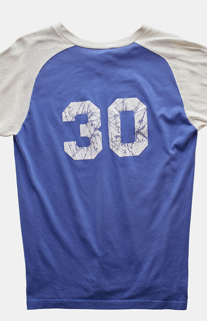 PS VINTAGE '90s Blue Streaks V-neck Graphic T-Shirt