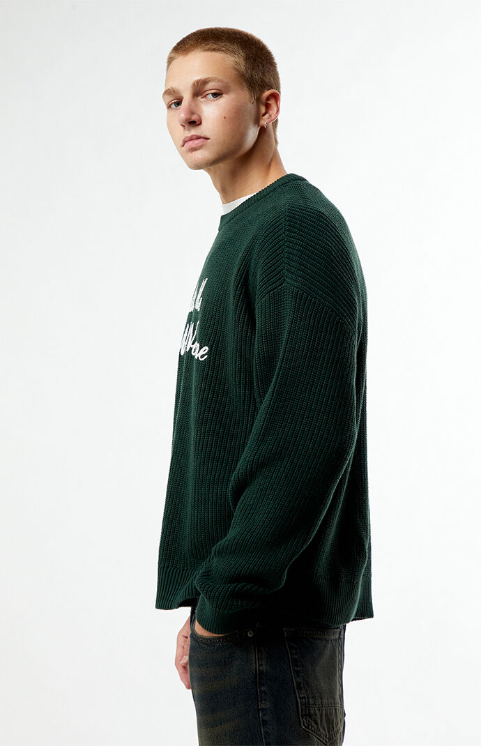 Pacsun Call Me By My Name Ribbed Crew Neck Sweater